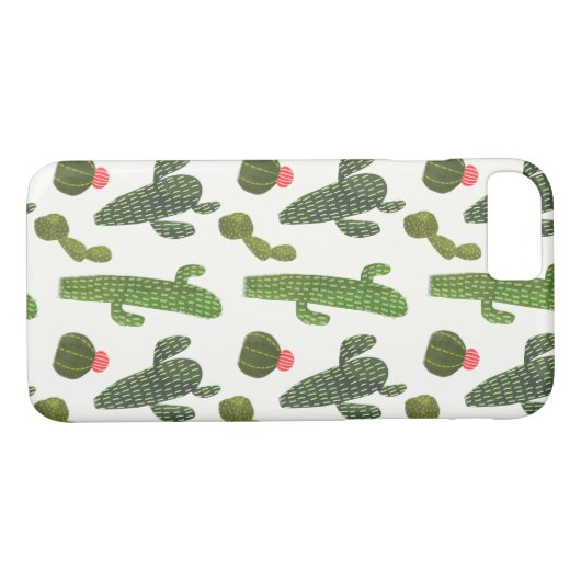 Llamarama Collectie | Cute Cactus Case-Mate iPhone Case (Achterkant (Horizontaal))
