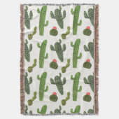 Llamarama Collectie | Cute Cactus Deken (Voorkant Verticaal)