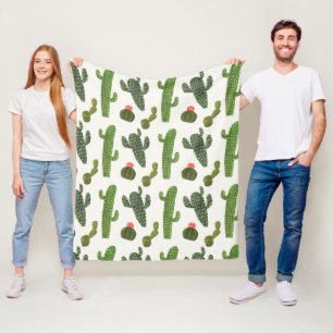 Llamarama Collectie   Cute Cactus Fleece Deken