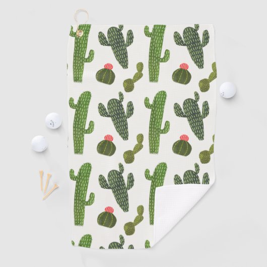Llamarama Collectie | Cute Cactus Golfhanddoek (Insitu)