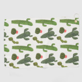 Llamarama Collectie | Cute Cactus Golfhanddoek (Horizontaal)