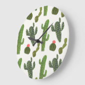 Llamarama Collectie | Cute Cactus Grote Klok (Hoek)