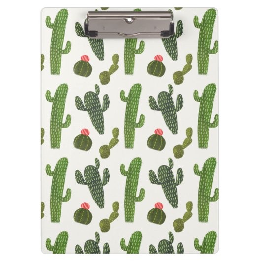 Llamarama Collectie | Cute Cactus Klembord (Voorkant)