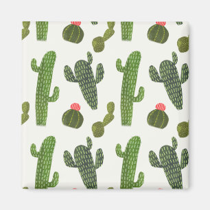 Llamarama Collectie   Cute Cactus Magneet
