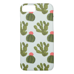 Llamarama Collectie   Cute Cactus Pattern iPhone 8/7 Hoesje