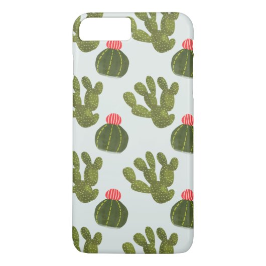 Llamarama Collectie | Cute Cactus Pattern Case-Mate iPhone Case (Achterkant)