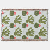 Llamarama Collectie | Cute Cactus Pattern Deken (Voorkant)