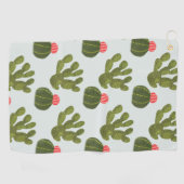 Llamarama Collectie | Cute Cactus Pattern Golfhanddoek (Horizontaal)