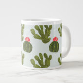 Llamarama Collectie | Cute Cactus Pattern Grote Koffiekop (Voorkant rechts)