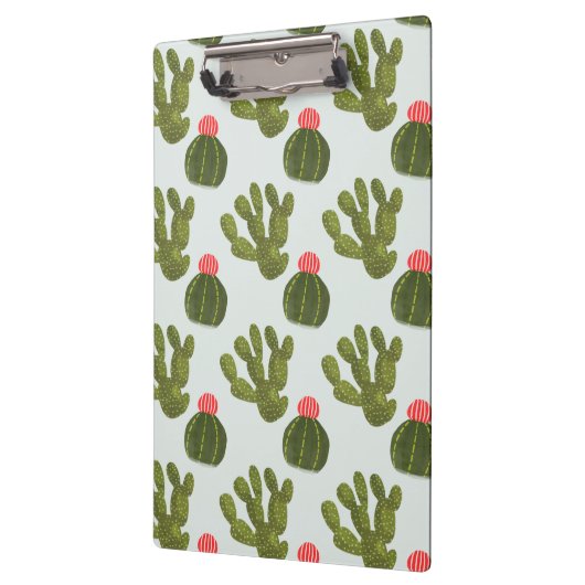 Llamarama Collectie | Cute Cactus Pattern Klembord (Links)