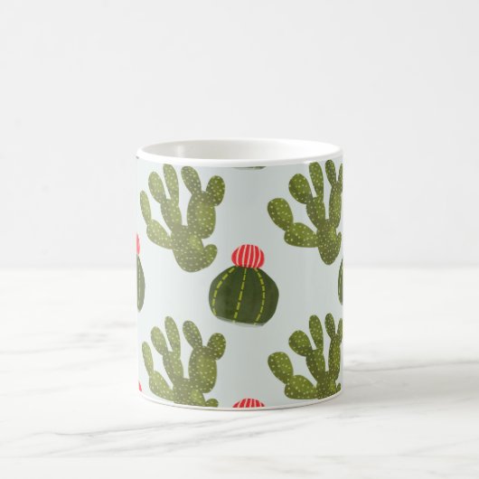 Llamarama Collectie | Cute Cactus Pattern Koffiemok (Center)