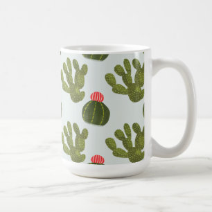 Llamarama Collectie   Cute Cactus Pattern Koffiemok