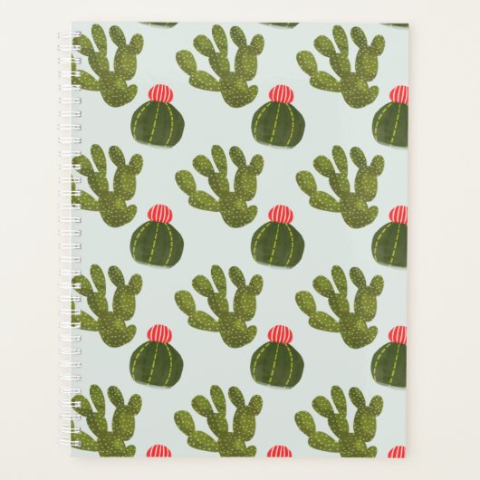 Llamarama Collectie | Cute Cactus Pattern Planner (Voorkant)