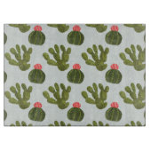 Llamarama Collectie | Cute Cactus Pattern Snijplank (Voorkant)