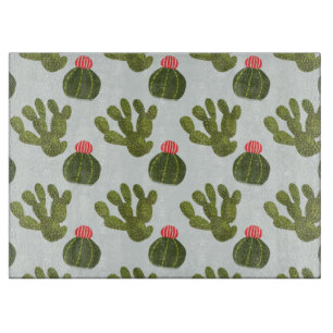 Llamarama Collectie   Cute Cactus Pattern Snijplank