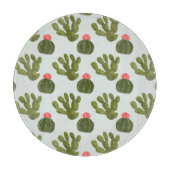 Llamarama Collectie | Cute Cactus Pattern Snijplank (Voorkant)