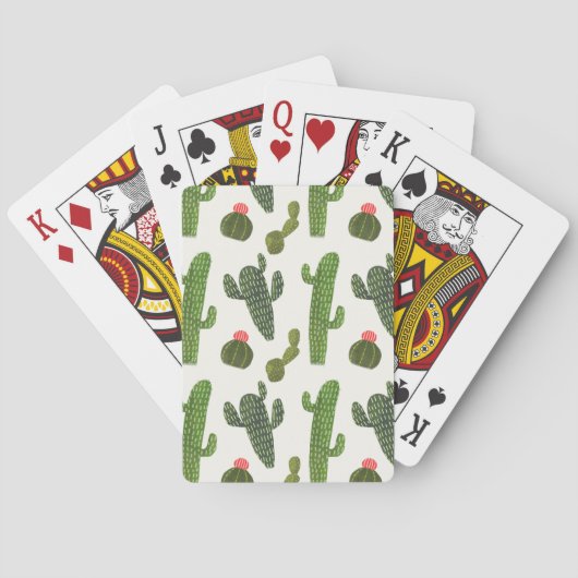 Llamarama Collectie | Cute Cactus Pokerkaarten (Achterkant)