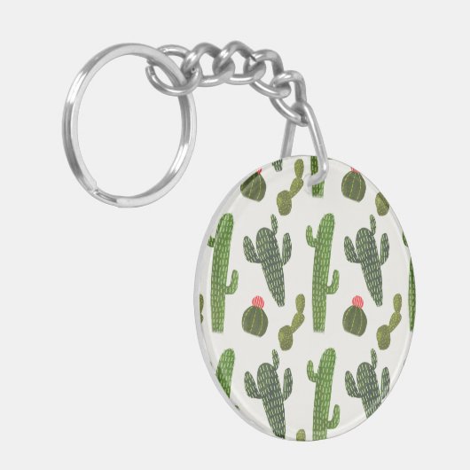 Llamarama Collectie | Cute Cactus Sleutelhanger (Voorkant Links)