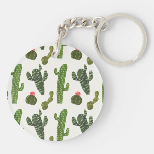 Llamarama Collectie | Cute Cactus Sleutelhanger (Achterkant)