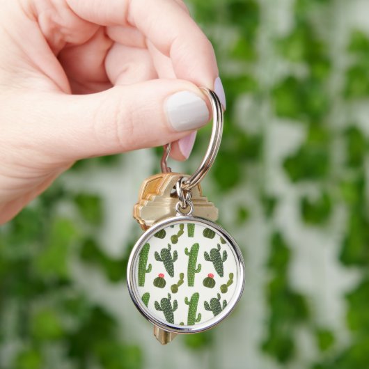 Llamarama Collectie | Cute Cactus Sleutelhanger (Hand)