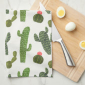 Llamarama Collectie | Cute Cactus Theedoek (Quarter Fold)