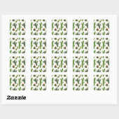 Llamarama Collectie | Cute Cactus Vierkante Sticker (Vel)