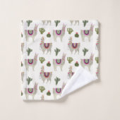 Llamarama Collectie | Cute Lllamas Bad Handdoek (Wasdoekje)