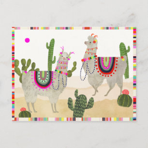 Llamarama Collectie   Cute Lllamas Briefkaart