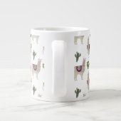 Llamarama Collectie | Cute Lllamas Grote Koffiekop (Achterkant)