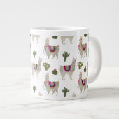 Llamarama Collectie | Cute Lllamas Grote Koffiekop (Voorkant rechts)