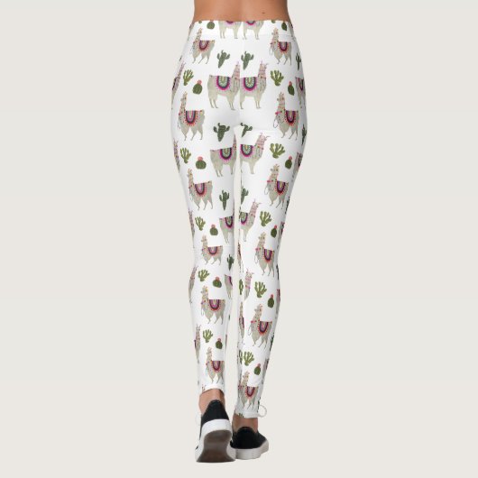Llamarama Collectie | Cute Lllamas Leggings (Achterkant)