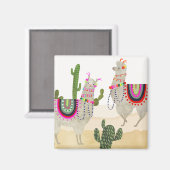 Llamarama Collectie | Cute Lllamas Magneet (Voorkant / Achterkant)