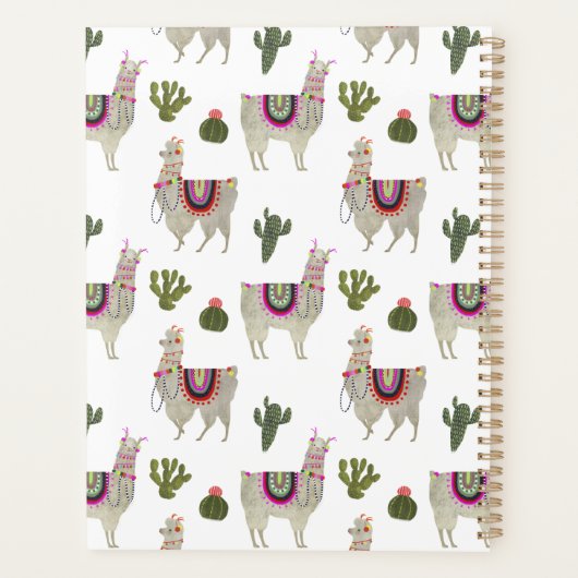 Llamarama Collectie | Cute Lllamas Planner (Achterkant)