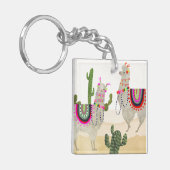 Llamarama Collectie | Cute Lllamas Sleutelhanger (Voorkant Links)