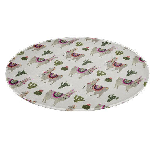 Llamarama Collectie | Cute Lllamas Snijplank (Hoek)