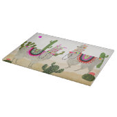 Llamarama Collectie | Cute Lllamas Snijplank (Hoek)