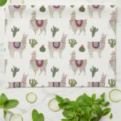 Llamarama Collectie | Cute Lllamas Theedoek (Gevouwen)