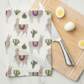 Llamarama Collectie | Cute Lllamas Theedoek (Quarter Fold)