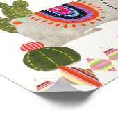 Llamarama Collectie | Glimllama Poster (Hoek)