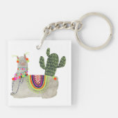 Llamarama Collectie | Glimllama Sleutelhanger (Achterkant)