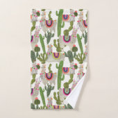 Llamarama Collectie Pattern Bad Handdoek (Handdoek)