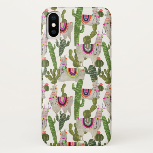 Llamarama Collectie Pattern Case-Mate iPhone Case (Achterkant)
