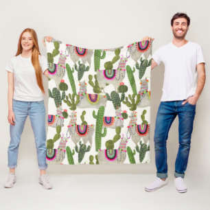 Llamarama Collectie Pattern Fleece Deken