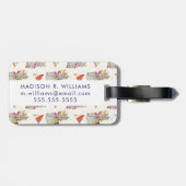 Llamarama Collectie Pattern II Bagagelabel (Achterkant horizontaal)