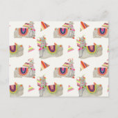Llamarama Collectie Pattern II Briefkaart (Voorkant)