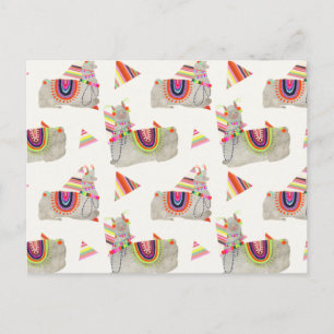 Llamarama Collectie Pattern II Briefkaart