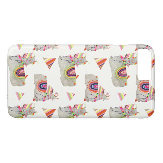 Llamarama Collectie Pattern II Case-Mate iPhone Case (Achterkant (Horizontaal))