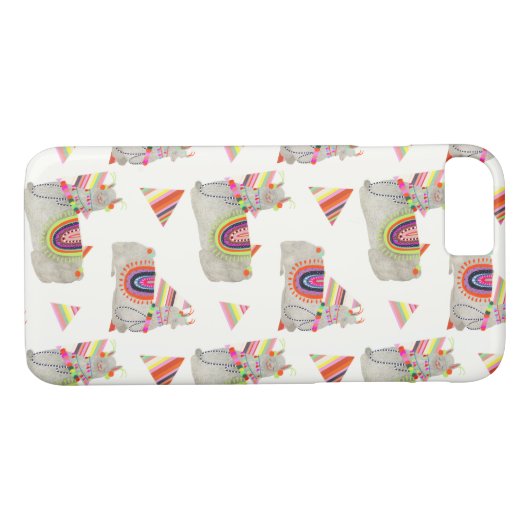 Llamarama Collectie Pattern II Case-Mate iPhone Case (Achterkant (Horizontaal))