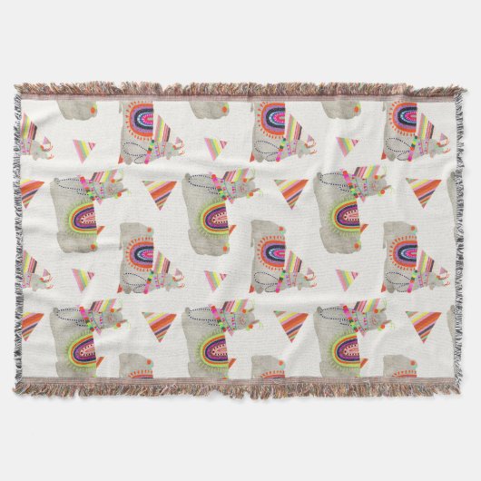 Llamarama Collectie Pattern II Deken (Voorkant)