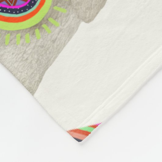 Llamarama Collectie Pattern II Fleece Deken (Hoek)